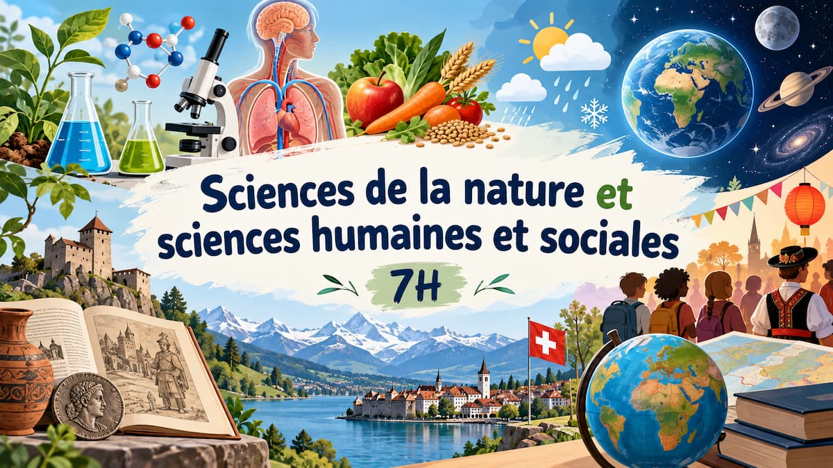 Sciences de la nature et sciences humaines et sociales (Sc7; nouveau cours)